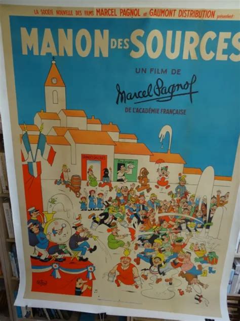 Cinema Affiche Dubout Manon Des Sources X Eo Pagnol