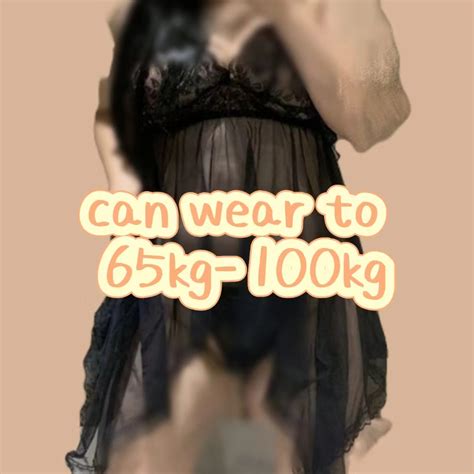 plus size lingerie Baju Seragam Size Besar Baju Tidur Seksi 大码 情趣内衣 蕾丝 65kg 100kg Shopee Malaysia