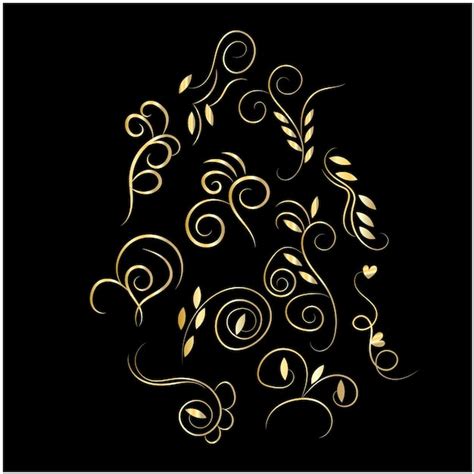 Premium Vector | Vector ornamental elements collection