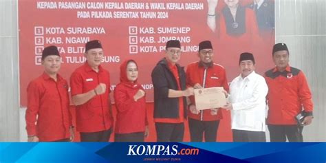 Pdip Beri Rekomendasi Pasangan Kepala Daerah Di Jatim Ini Daftarnya