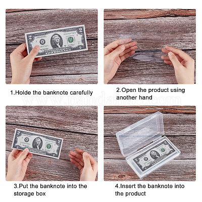 Wholesale Ahandmaker Pcs Currency Sleeves Plastic Paper Money