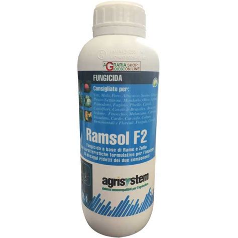 Agrisystem Ramsol F2 Copper And Sulfur Based Fungicide Cuthiol Lt 1