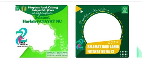 Cara Pasang Twibbon Hari Lahir Fatayat NU 24 April 2022 Lengkap Link