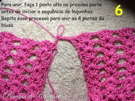 Renata Vieira P Rolas Do Crochet Camiseta Em Crochet Pap