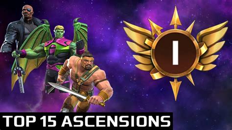 The 15 Best Champions To Ascend In Mcoc Youtube