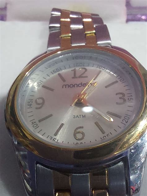 Relógio Mondaine Femenino Mod 2035 Super Dourado Original Relógio