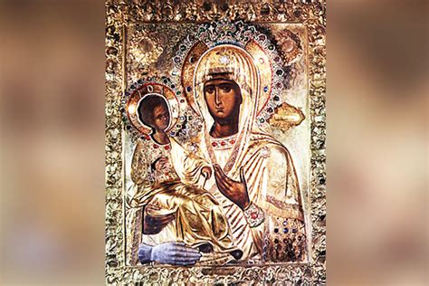 Икона Богоматери Троеручица