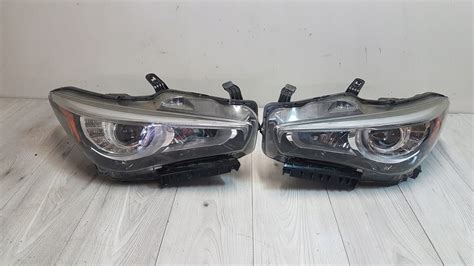 Infiniti Q Usa Lampy Przod Full Led Lewa Prawa