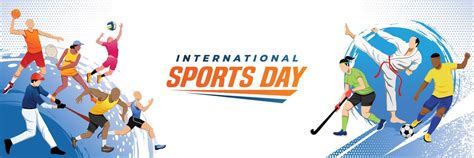 Sports Background Vector International Sports Day Illustration