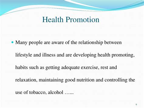 Ppt Health Education Promotion And Health Behavior Powerpoint