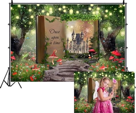 Amazon Renaiss X Ft Enchanted Forest Backdrop Fairy Tale