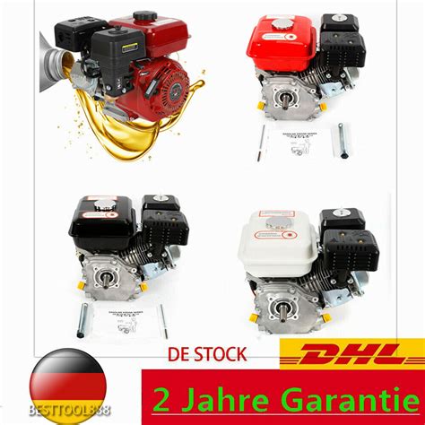 7 5PS 5 1KW Benzinmotor Standmotor Kartmotor Motor 4 Takt 1 Zylinder