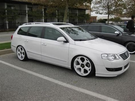 Lowered B6 Passat