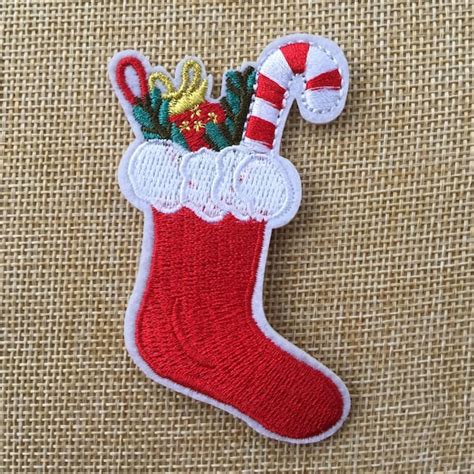 Christmas Stocking Applique - Etsy