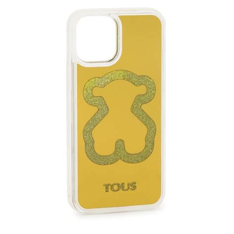 Lime Green Delray Glitter Mirror Bear Cell Phone Case Tous