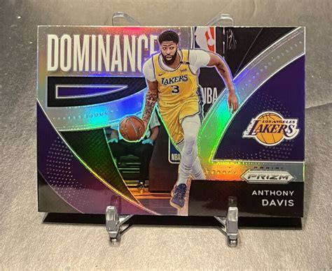 2021 22 Prizm Anthony Davis Dominance Silver 20 Lakers B EBay