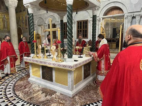 Patriarch of Serbia presided over Divine Liturgy in Church of Saint ...