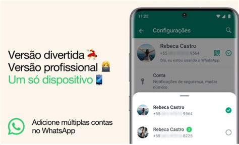 WhatsApp lança recurso que permite ter duas contas conectados ao mesmo