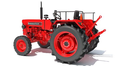 Mahindra Farm Tractor - 3D Model by 3D Horse