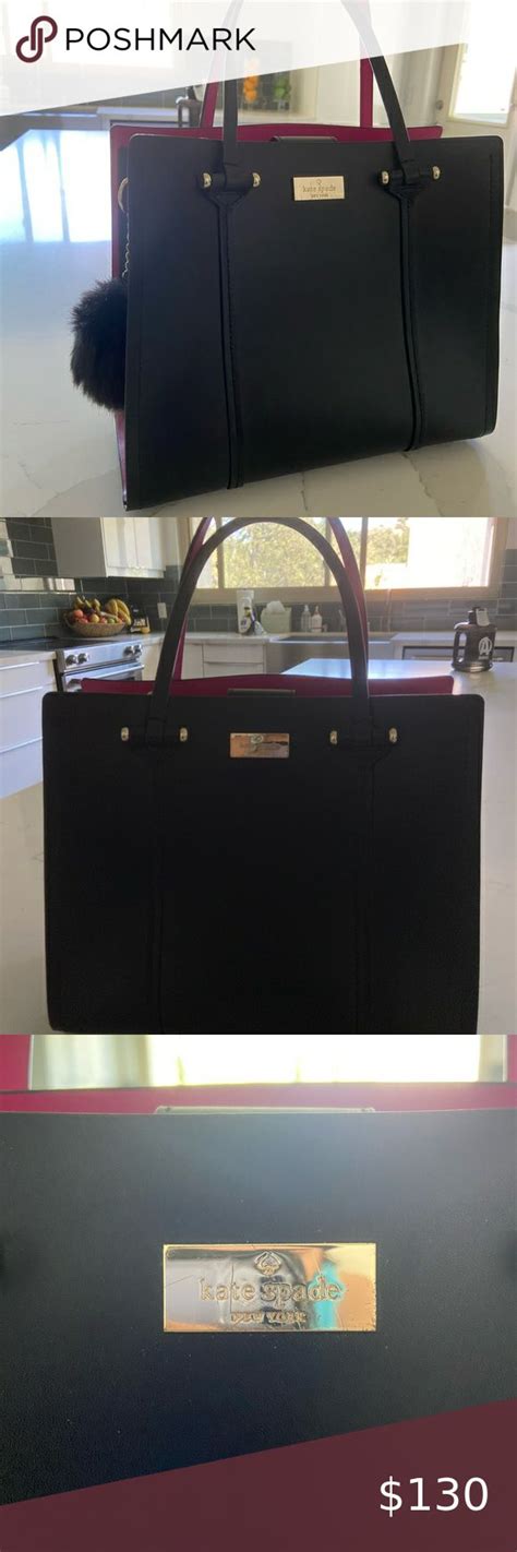 Kate Spade Pink And Black Purse