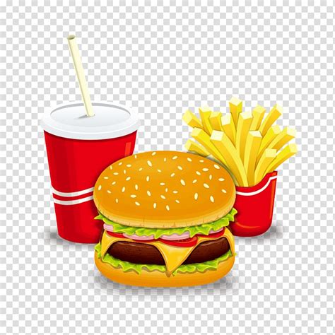 Burger Fries And Drink Clip Art