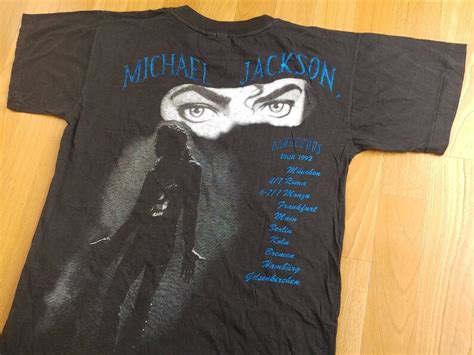 Vintage Michael Jackson T Shirt 1992 Dangerous Concert Tour Etsy