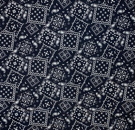 Black bandana print fabric Blazin Bandana paisley cotton | Etsy