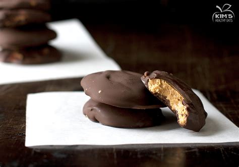 Peanut Butter Chocolate Patties | Kim's Healthy Eats