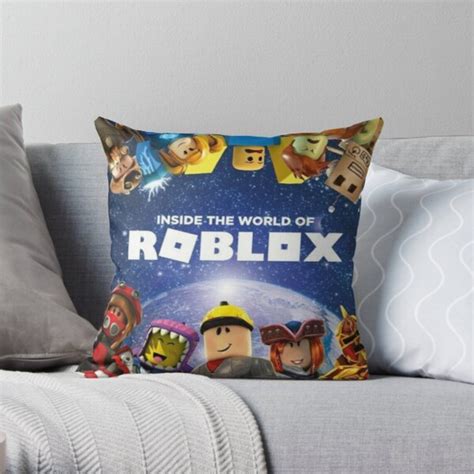 Case Only Inside The World Of Roblox Games Throw Pillow Etsy