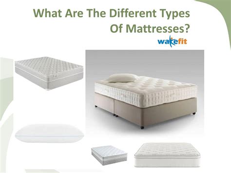 PPT What Are The Different Types Of Mattresses PowerPoint