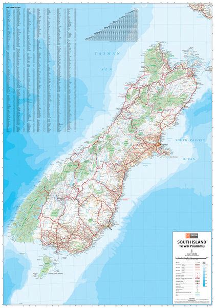 New Zealand South Island Hema Map Buy Map Of South Island Mapworld