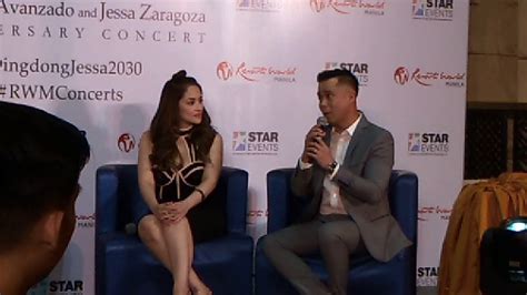 Jessa Zaragoza Dingdong Avanzado Anniversary Concert Presscon Youtube