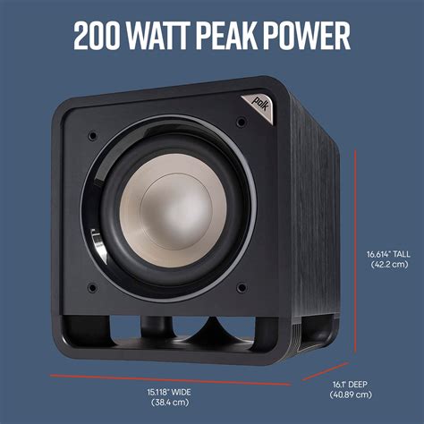 Mua Polk Audio Hts 10 Powered Subwoofer With Power Port Technology 10” Woofer Up To 200w Amp