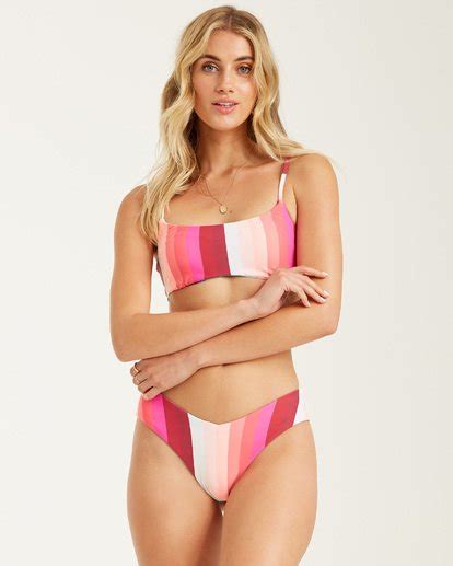 Sol Stripes Haut De Bikini Crop Top Pour Femme Billabong