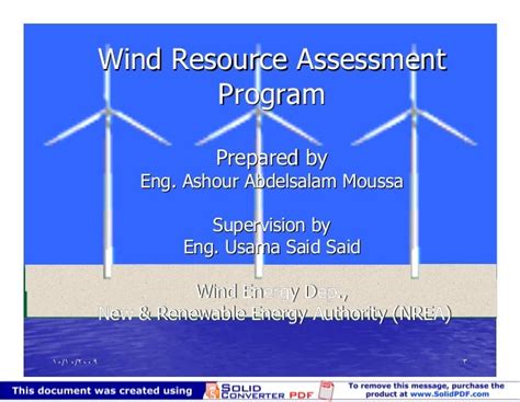 Wind Resource Assessment