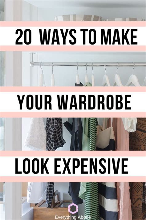 The Words 20 Ways To Make Your Wardrobe Look Expensive