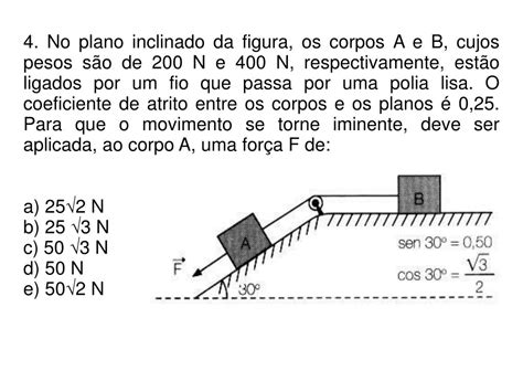 Ppt Dinâmica Leis De Newton Atrito Plano Inclinado Powerpoint