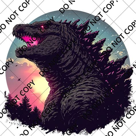 Godzilla Vector Art Digital Download Godzilla X Kong The New Empire