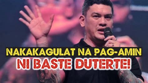 Baste Duterte Umamin Na Paano Nalang Ang Mga Dds Youtube