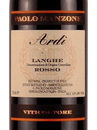 Paolo Manzone Ardi Langhe Rosso Vivino Us