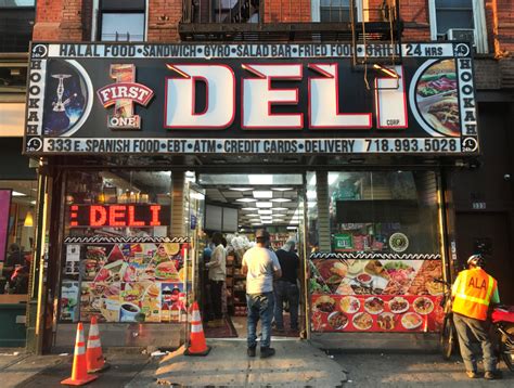 Dba First One Deli 337e E 138th St The Bronx Deli Grossery In