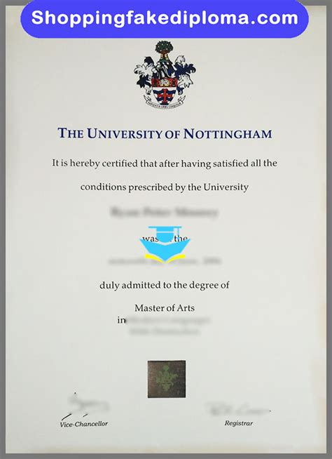 Unveiling The Secrets Of Success How A Fake University Of Nottingham Degree Sets You Apart