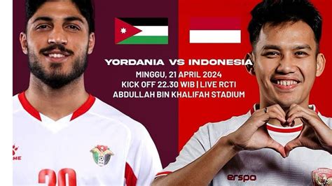 Link Live Streaming Timnas Indonesia Vs Yordania Di Piala Asia U