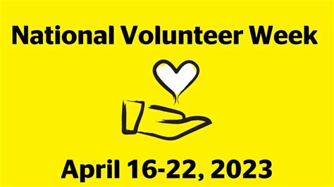 National Volunteer Week 2023 Thank You YouTube