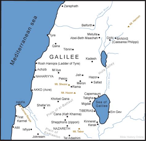 Israel & Judaism: Israel's Tourism - Galilee & Upper Galilee