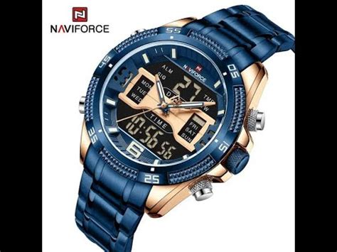 Naviforce Blue Chain Watch Easy Shopping Zone Bangla Watch