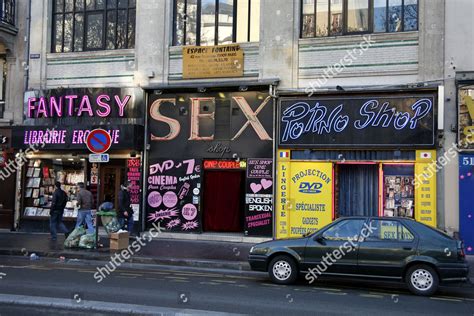 Sex Shops Pigalle Red Light District Editorial Stock Photo Stock Image Shutterstock