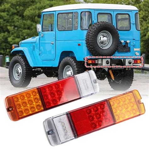 POUR TOYOTA LAND Cruiser Fj40 Fj45 Bj40 Hj45 Bj42 Paire Feux Arrière