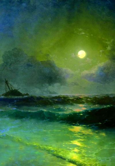 Aivazovsky Ivan 1817 1900 Moonrise In Feodosia Tumbex