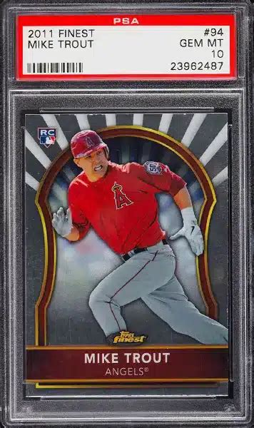 Top 15 Mike Trout Rookie Cards To Buy Now